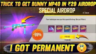 TRICK TO GET BUNNY MP40 IN ₹29 AIRDROP & NICHE I GOT PERMANENT😲😎