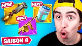Je DÉCOUVRE la SAISON 4 de Fortnite ! (je suis choqué)