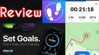 Step counter & pedometer app review - 2020 | step tracker app free in mobile, calorie count, fitness