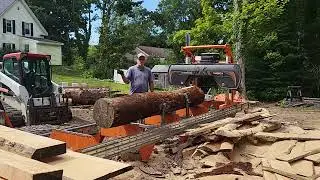 Norwood HD36v2 running the stellicut band to the max, milling 5x5 and 4x4 + 2000 bf.