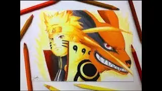 Speed Drawing - Naruto and Kurama (Naruto Shippuden)