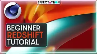 Beginner Tutorial - Colorful Abstract Loops Redshift C4D 2023