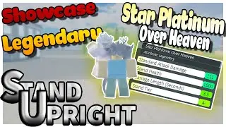 Stand Upright Showcase Legendary Star Platinum Over Heaven