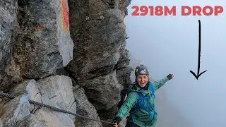 Solo climbing Mount Olympus | Class III Scramble in Bad Weather (Greece)