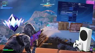 Xbox Series S Fortnite Chapter 5 RANKED Gameplay + *Best* AIMBOT Controller Settings! (PS5/XBOX/PC)