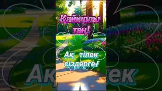 Қайырлы таң! Доброе утро! Good morning.#shorts