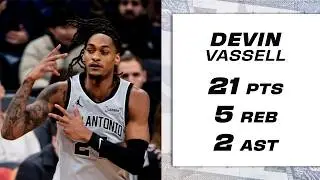 Devin Vassell Drops 21 Points | Full Game Highlights
