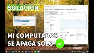 Mi computador se apaga cuando juego o al renderizar videos (Solucionado❤)