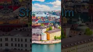 Top 10 Most Beautiful Capital Cities In Europe 2024 #shorts