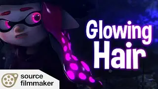 How I Make Glowing Hair in Source Filmmaker (Splatoon SFM)