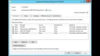 Configuring NTFS Permissions in Windows