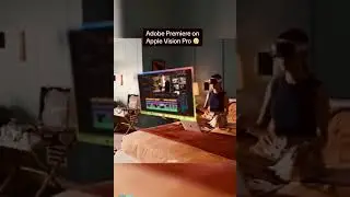 Adobe Premiere On Apple Vision Pro #software #computers