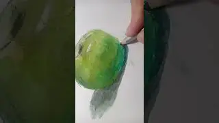 Apple for 10 seconds! #shorts #art #draw #apple #gide #арт #яблоко #рисунок #какнарисовать #ютуб