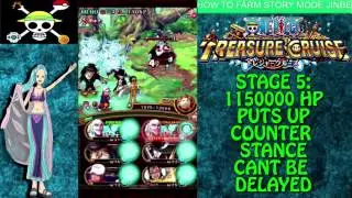 One Piece Treasure Cruise how to farm story mode character jinbe OPTC 3D2Y Island stage 5