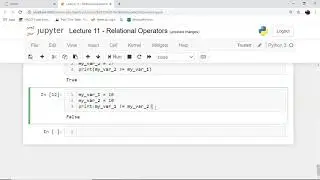 Python in 5 minutes | Lecture 11 | Relational Operators