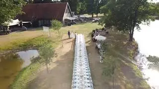 Buiten trouwen in Twente bij Fox catering
