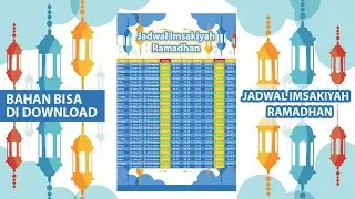 Jadwal Imsakiyah Ramadhan "Tutorial Desain Secara Cepat Menggunakan Photoshop CS6"