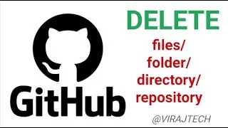 How to delete any files or folder or directory or repository from Github repository account in hindi