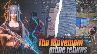 The Movement Prime Returns | BGMI Clutch Gameplay 🔱