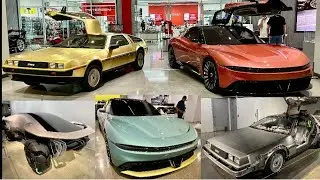 DeLorean Exhibit! Alpha5, Gold, Omega, A-Car, Plasmatail | Petersen Museum