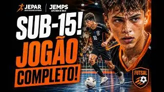 Futsal Sub-15: Partida Completa Silvino Bezerra x Maria Saraiva JEPAR/JEMPS 2026 | Esporte Escolar