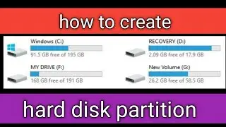 How to make partition in windows// windows me partition kaise kare (in hindi)