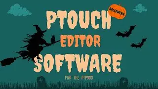 Brother P-touch Editor Software - Get Spooky Using Clip Art, How to Make P-touch Halloween Labels!