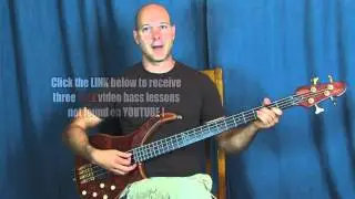 beginner bass guitar lesson awesome bassline style of Sonic Youth