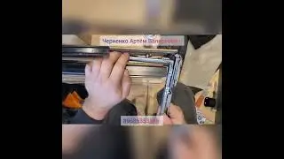 Замена верхней петли - ножниц schuco