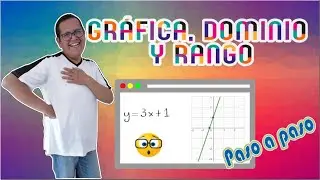 Realizar la grafica y encontrar el dominio y rango de y=3x+1