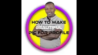 HOW TO MAKE BEAUTIFUL PIC FOR PROFILE አሪፍ የሆነች ለprofile pic  እንዴት ማዘጋጀት እንችላለን in photoshop?