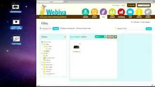 Webiva Drag-and-drop file manager
