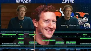 Mark Zuckerberg Before & After Video Edits PART 1 with Capcut PC