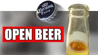Easiest Way How to Open a Beer Bottle without a Bottle Opener