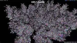 UE5.1 - Nanite - Trees WPO