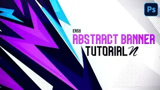 Easy Abstract Banner/Background Photoshop Tutorial