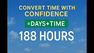 Convert Days and Hours the Easy Way ⏱