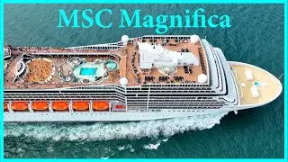 MSC Magnifica Departs Port of Miami - 4K