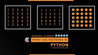 Print Patterns Using For Loops In Python
