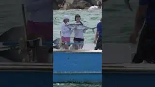 Likely the cutest fishing video I ever took at the Haulover Inlet in Miami, Florida