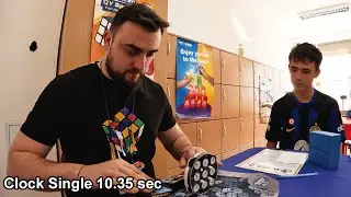 10.35 sec - Clock - Single Official Solve - Bucharest Side Events March 2024