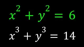 Solving A Nice Polynomial System | Algebra