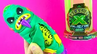 Uzaydan Gelen Hazine Avı Sürpriz Treasure X Alien Uzaylılar içine hapsolan Süper nadir Hazine avcısı