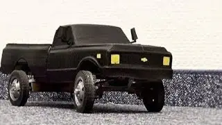 Rc Chevrolet pickup 1970 (Selfmade 3D printed) Chevy