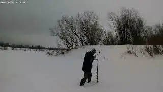 Фильм первый. На первой зимней рыбалке. р.  Вычегда.
