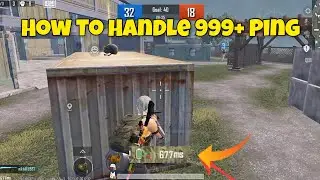 How To Play On 999+ Ping | How To Use High Ping Problem | BGMI