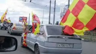 Автопроезд перед матчем Алания-КС (3)