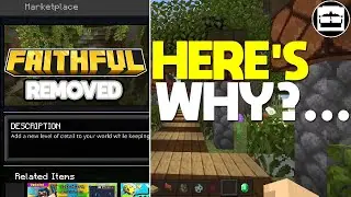 Faithful Texture Pack Removed from Bedrock Marketplace...