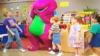 Barney comes to life (Barney's Rhyme Time Rhythm and A 