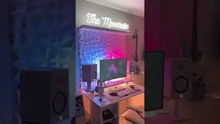 Check out the Custom Neon® Recording Studio Sign Ash Gordon Home Studio Setup 🎵 #recordingstudios